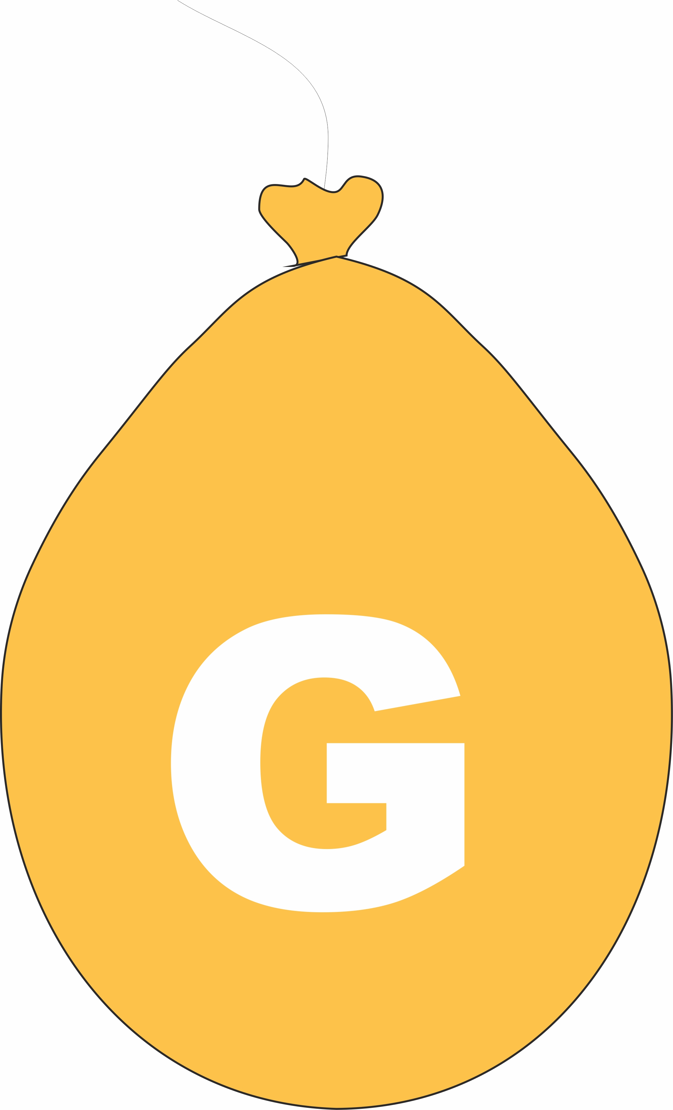 Balónek písmeno G zlaté 